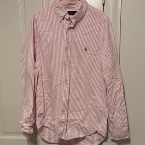 Polo Pink Striped Men's Shirt